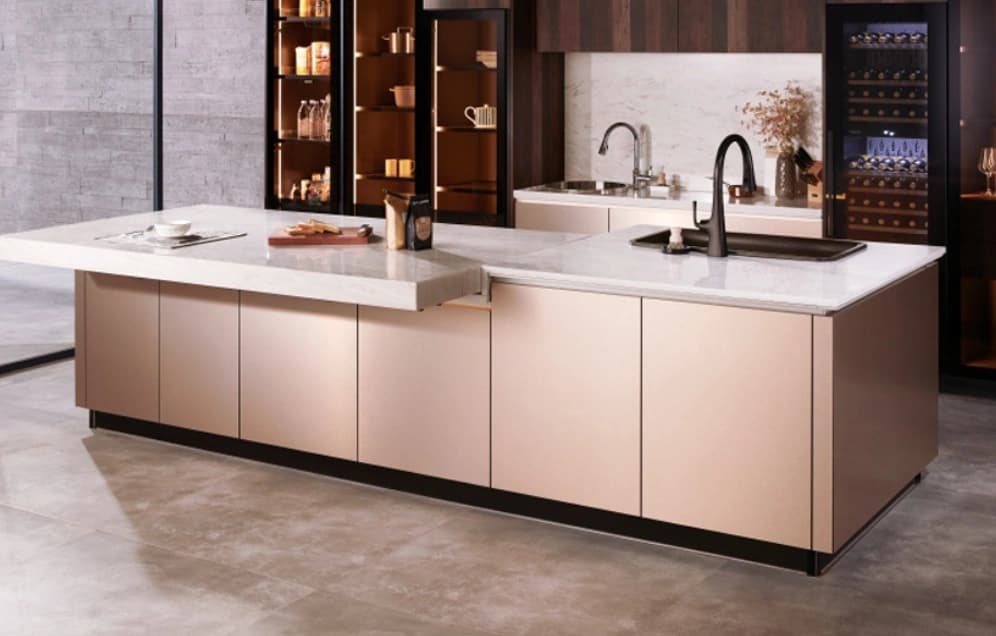 디 애스턴 한남 콜러 주방 하이엔드 주거형 인테리어