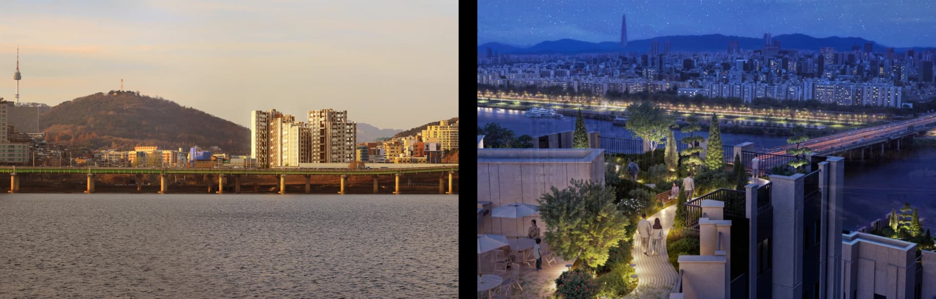 디 애스턴 한남 용산 고급주택 한강 남산 조망 — 디애스턴 한남 모델하우스 방문예약